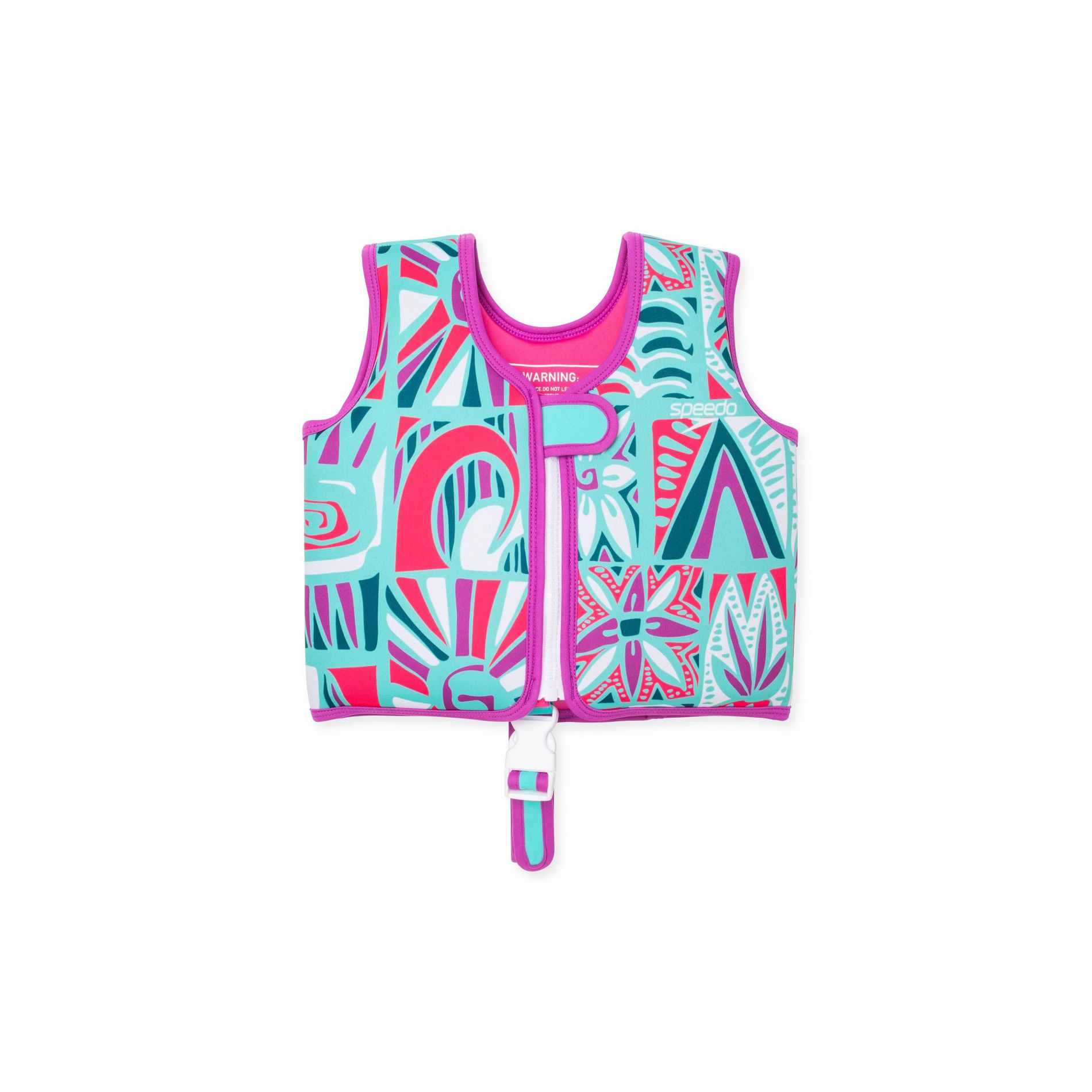 Speedo Kids' Swim Vest - Purple L/XL: Swim Training Float for Ages 3-8