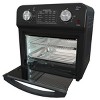 FONTOI 7-In-1 Convection Toaster Oven with 5 Pre-Set Menus, 12.5 QT Bake Grill Bread Toaster Kitchen, Stainless Steel, Black 12.13"* 11.81"*12.32" - 3 of 4