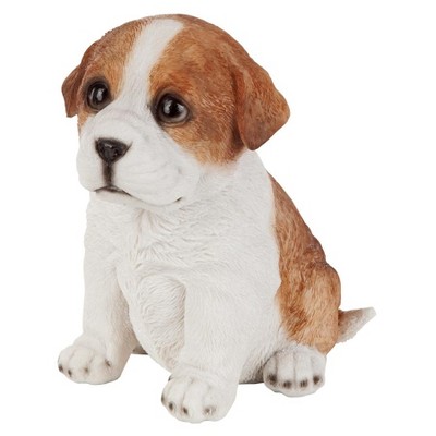 Design Toscano Bulldog Puppy Partner Collectible Dog Statue - Multicolored