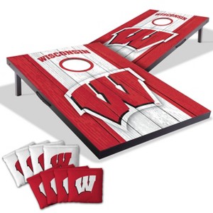NCAA Wisconsin Badgers 2'x3' MDF Toss Game Set - 1 of 4