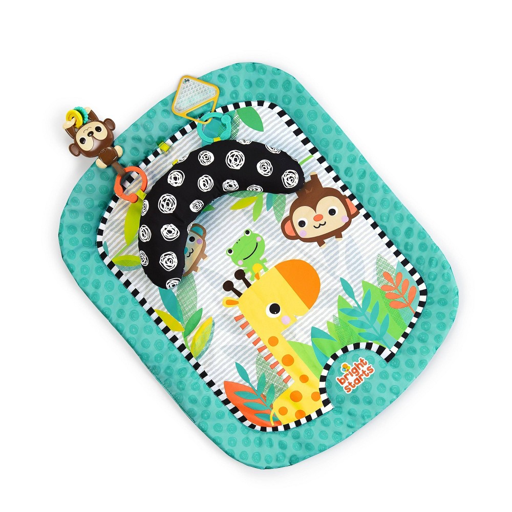 UPC 074451100602 product image for Bright Starts Giggle Safari Prop Mat - Blue | upcitemdb.com
