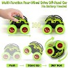 Monster Truck Toys Friction Powered Toy Cars Push and Go Vehicles for Kids Christmas Birthday Party Gift for Boys Girls Aged 3-5 Green - 3 of 4