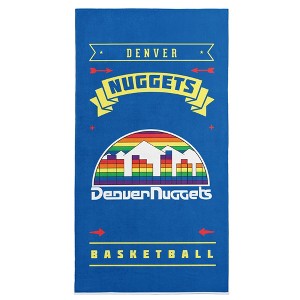 NBA Denver Nuggets Hardwood Classics Beach Towel 30x60 Inches - 1 of 4