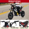 24V Electric Dirt Bike for Teens, Off-Road Motorcycle w/Hydraulic Brakes, Powered Riding On Bike Car for Boys Girls 6-12, Kids Ride On Car - 4 of 4