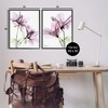 Stupell Industries Purple Flower Bloom Design 2pc Framed Giclee Art Set - 3 of 4