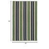 Colonial Mills Mesa Stripe Braided Rug, Harbor Green 3'x5', Rectangle Shape - 2 of 4