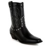 Equine Studded Embroidery Cowboy Boots - 2 of 4