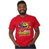 Ugly Christmas Pattern PACMAN Holiday Graphic T Shirt Men or Women Brisco Brands - 4 of 4