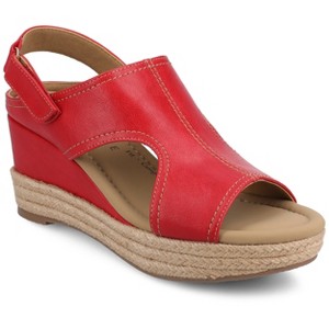 Journee Women's Rayleigh Espadrille Wedges - 1 of 4