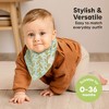 8pk Organic Baby Bandana Bibs, Baby Drool Bibs for Baby Boy, Girl, Baby Bibs for Infant, Newborn - 4 of 4