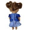 Doll Clothes Superstore Handmade Blue Princess Dress Fits 12 Inch Baby Alive And Little Baby Dolls - 4 of 4