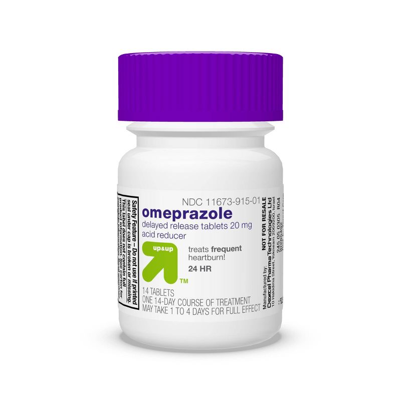 Omeprazole Delayed-Release Acid Reducer - 20mg Tablets - up & up™, 6 of 10