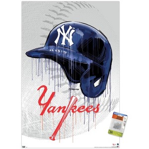 Trends International MLB New York Yankees - Drip Helmet 20 Unframed Wall Poster Prints - 1 of 4