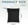 Unique Bargains Oxford Cloth Zipper Professional Golf Tee Pouches 5.5" x 6.7" 2 Pcs - 2 of 4