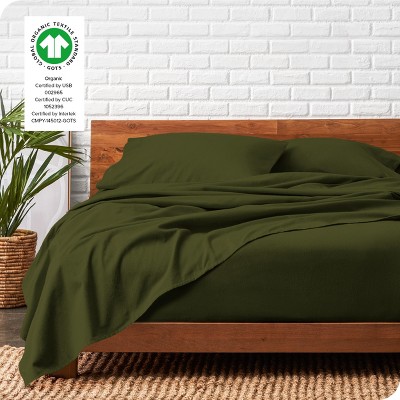 Cypress Organic Cotton Flannel Queen Sheet Set