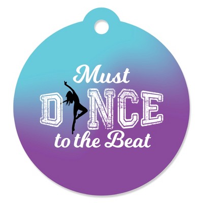 Big Dot of Happiness Must Dance to the Beat - Dance - Birthday Party or Dance Party Favor Gift Tags (Set of 20)