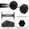 Signature Fitness Hex Dumbbells Non-Slip Free Weights Full Body Strength Training Home Gym Workout Equipment Set - 3 of 4