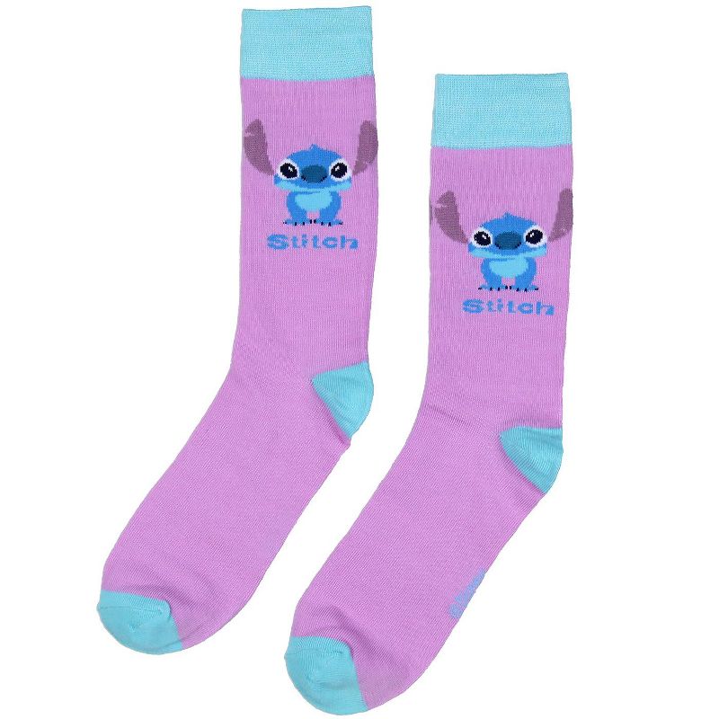 Disney Lilo and Stitch 3 Pairs of Socks And Pint Glass Gift Set Bundle Multicoloured, 4 of 7