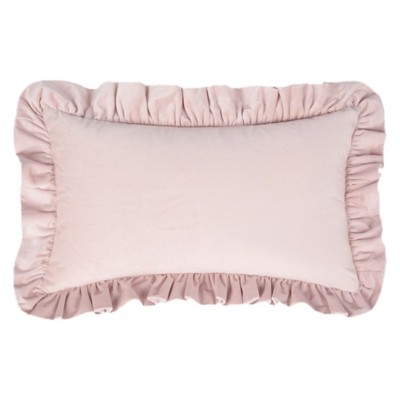 REGALWOVEN Scalloped Trim Outdoor Throw Pillow Covers for Sofa Living Room Home Decor 1 Pc