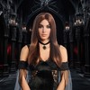 Costume Culture by Franco LLC Gothic Goddess Mixed Dark Brown Adult Costume Wig - 4 of 4