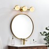 Elegant Lighting Majesty 3 light Brass and frosted white Bath Sconce - 2 of 4