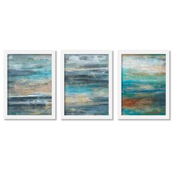 Set Of 9 Matted Framed Prints Gallery Wall Art Set - Tropical Sunset ...