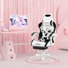 YOOCOZZ Cute Cat Gaming Chair with Paw Lumbar Cushion for Girl Teen Woman - 3 of 4