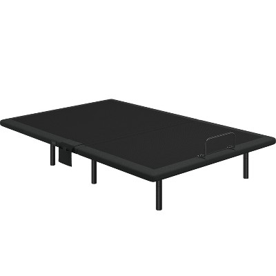 Yaheetech Upholstered Adjustable Bed Frame with Independent Head andFoot Incline