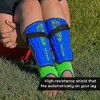 Vizari Malaga Soccer Shin Guards - Breathable & Lightweight Soccer Shin Pads with Ankle Protection - Reduces Shocks & Injuries - Adults, Youth & Kids Soccer Shin Guards with Non-Slip Adjustable Strap - 4 of 4