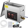 VEVOR Ultrasonic Cleaner with Digital Timer & Heater, Professional Ultra Sonic Jewelry Cleaner, Stainless Steel Heated Cleaning Machine, Silver - 2 of 4