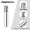 Unique Bargains 304 Stainless Steel Durable Multipurpose Precision Structure Mechanical Fasteners - 2 of 4