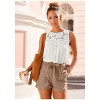 Women's Paperbag Waist Shorts - LASCANA - 3 of 4