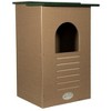 JCs Wildlife Recycled Poly Lumber Barred Owl Nesting Box - Mounting Hardware and Pine Shavings Included - Dedicated Clean Out Door - Made in the USA - 2 of 4