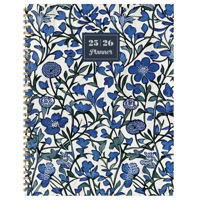 TF Publishing July 2025 - June 2026 Francophile Flower Large Weekly Monthly Planner