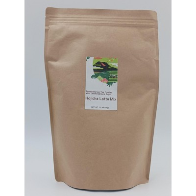 Koyo Orient Japan - Roasted Green Tea Hojicha Powder Latte Mix with Brown Sugar, Served Hot or Cold, No Additives, 10x0.35oz Packets Per Bag