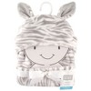 Hudson Baby Infant Hooded Animal Face Plush Blanket, Zebra, One Size - 2 of 3