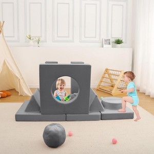 Kids Couch 12PCS, Modular Kids Play Couch for Inspiring Child Creativity, Toddler Couch Child Sectional Sofa, Bedroom and Playroom - 1 of 4