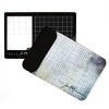 Tim Holtz Travel Glass Cutting Mat - Left Handed Portable Work Surface with 8x8 Measuring Grid and Palette for Mixed Media - Art Supplies with Carry - 3 of 4