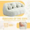 Vynxaria Comfy Bean Bag Sofa with Back Support for adults - 3 of 4