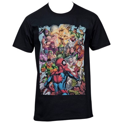 Mens Spider-Man vs. Rogues Gallery T-Shirt