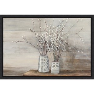 Amanti Art Willow Still Life with Designs by Julia Purinton Framed Canvas Wall Art - 1 of 4