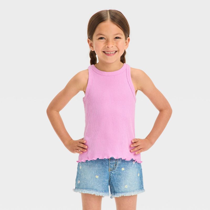 Toddler Girls' Ribbed T-Shirt - Cat & Jack™, 1 of 7