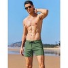 AI'MAGE Men's Swim Trunks Quick Dry Swim Briefs Bathing Suit Zip Pockets Swimwear with Mesh Lining - 2 of 3