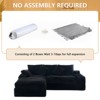 Dolonm Single Recliner Sofa: 300lb Capacity, Chenille Fabric, Ergonomic Design for Living Room/Study -6 Color - 3 of 4