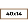 PosterPalooza | Panoramic Classic Gold Picture Frame - UV Acrylic, Foam Board Backing, Hanging Hardware - 2 of 4