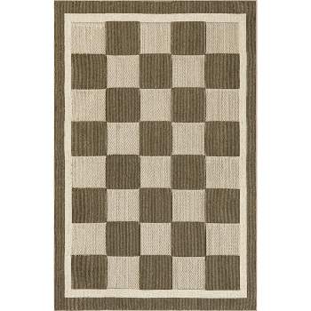 nuLOOM Lavonia Checkered Indoor/Outdoor Area Rug