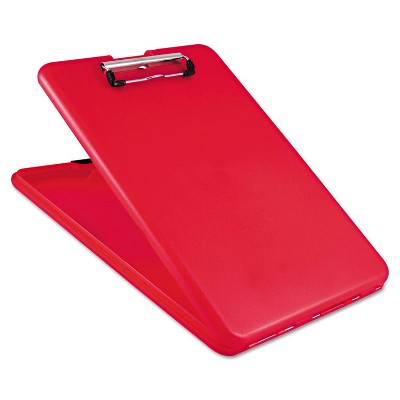 Saunders 8 1/2 x 12 SlimMate Storage Clipboard, 1/2" Capacity- Red