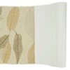 Saro Lifestyle Table Runner With Beaded Leaves Design, Gold, 13" x 36" - 2 of 3