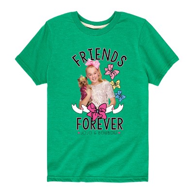 JoJo Siwa Friends Forever Short Sleeve Graphic T-Shirt - Kelly Green - 4T