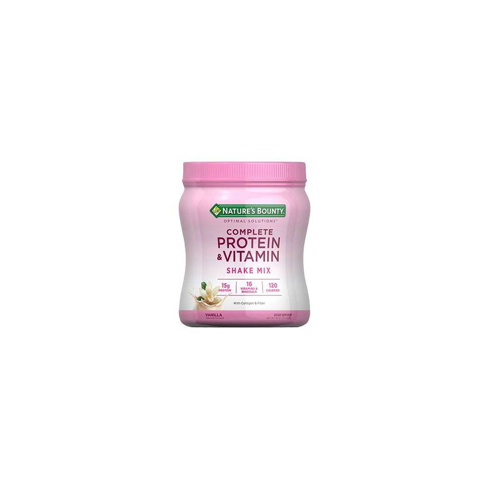 UPC 074312508752 product image for Optimal Solutions Protein & Vitamin Shake Mix - Vanilla Bean - 16oz | upcitemdb.com